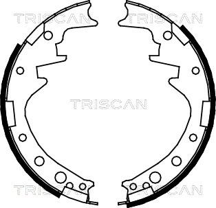 Triscan 8100 10378 - Bremžu loku komplekts ps1.lv