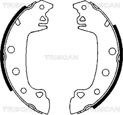 Triscan 8100 10230 - Bremžu loku komplekts ps1.lv