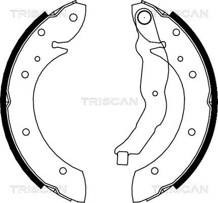 Triscan 8100 11544 - Bremžu loku komplekts ps1.lv