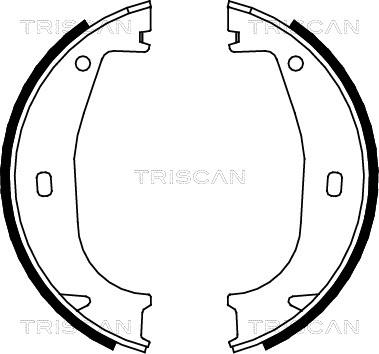 Triscan 8100 11553 - Bremžu loku kompl., Stāvbremze ps1.lv