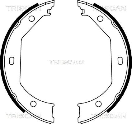 Triscan 8100 11638 - Bremžu loku komplekts ps1.lv