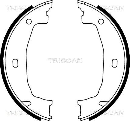 Triscan 8100 11011 - Bremžu loku komplekts ps1.lv