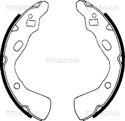 Triscan 8100 18507 - Bremžu loku komplekts ps1.lv