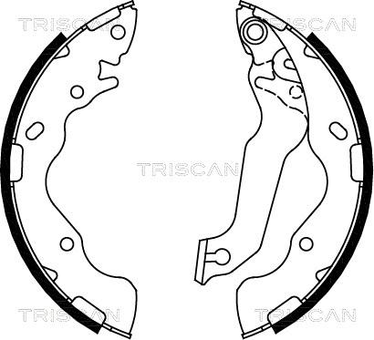 Triscan 8100 18009 - Bremžu loku komplekts ps1.lv