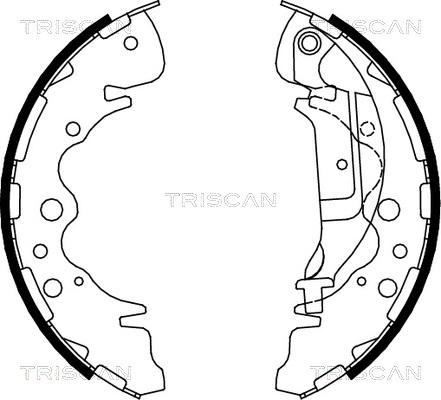 Triscan 8100 18003 - Bremžu loku komplekts ps1.lv