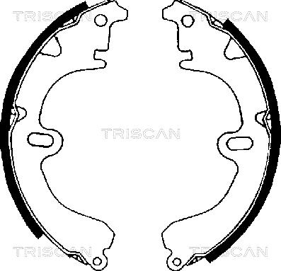 Triscan 8100 13423 - Bremžu loku komplekts ps1.lv