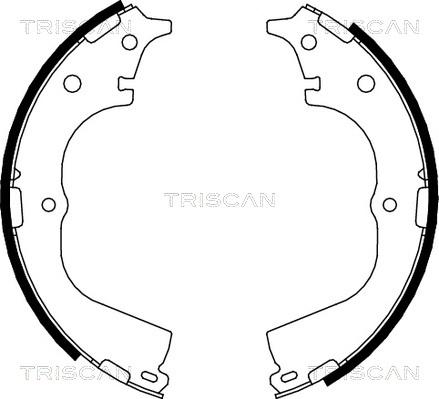 Triscan 8100 13557 - Bremžu loku komplekts ps1.lv