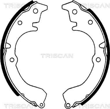 Triscan 8100 13502 - Bremžu loku komplekts ps1.lv