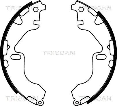 Triscan 8100 13044 - Bremžu loku komplekts ps1.lv