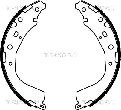 Triscan 8100 13053 - Bremžu loku komplekts ps1.lv