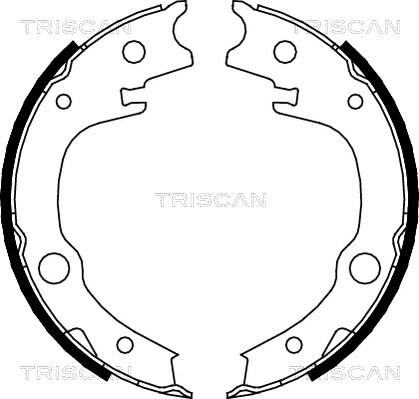 Triscan 8100 13039 - Bremžu loku kompl., Stāvbremze ps1.lv