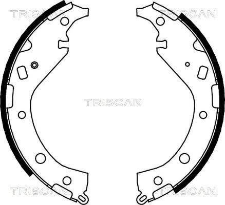 Triscan 8100 13034 - Bremžu loku komplekts ps1.lv