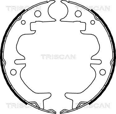 Triscan 8100 13030 - Bremžu loku kompl., Stāvbremze ps1.lv