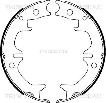 Triscan 8100 13038 - Bremžu loku kompl., Stāvbremze ps1.lv