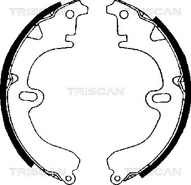 Triscan 8100 13392 - Bremžu loku komplekts ps1.lv