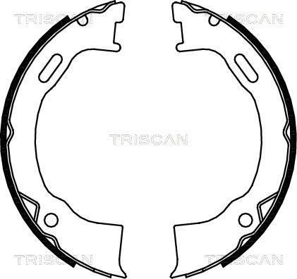 Triscan 8100 80006 - Bremžu loku kompl., Stāvbremze ps1.lv