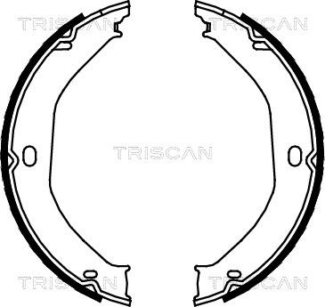 Triscan 8100 80008 - Bremžu loku kompl., Stāvbremze ps1.lv