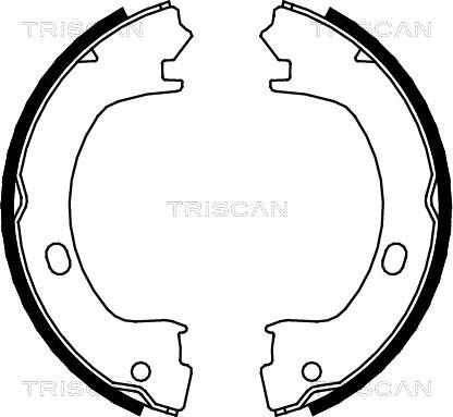 Triscan 8100 80003 - Bremžu loku kompl., Stāvbremze ps1.lv