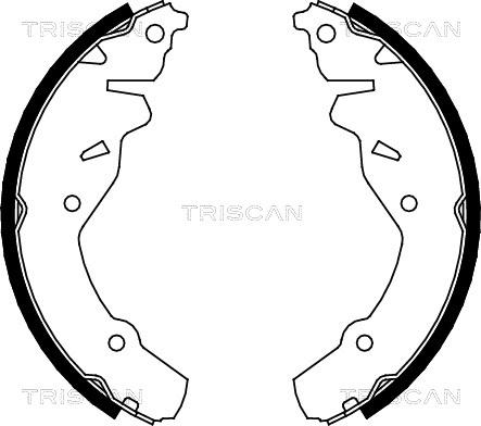 Triscan 8100 80002 - Bremžu loku komplekts ps1.lv