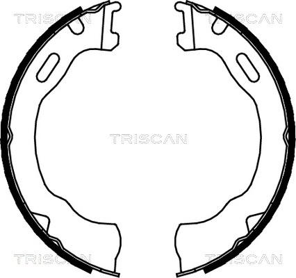 Triscan 8100 80007 - Bremžu loku kompl., Stāvbremze ps1.lv