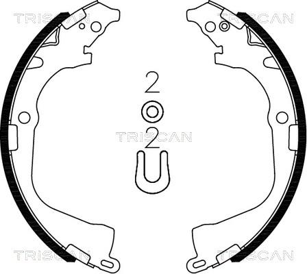 Triscan 8100 29003 - Bremžu loku komplekts ps1.lv