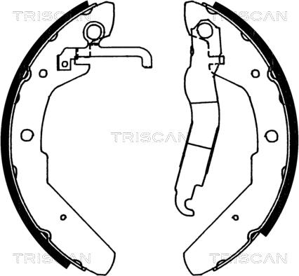 Triscan 8100 29370 - Bremžu loku komplekts ps1.lv