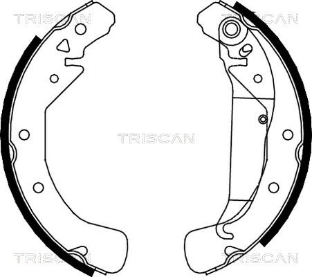 Triscan 8100 24589 - Bremžu loku komplekts ps1.lv