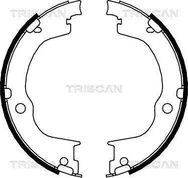 Triscan 8100 24003 - Bremžu loku kompl., Stāvbremze ps1.lv