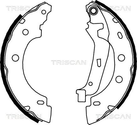 Triscan 8100 25635 - Bremžu loku komplekts ps1.lv