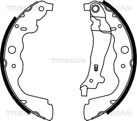 Triscan 8100 25004 - Bremžu loku komplekts ps1.lv