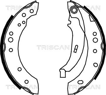 Triscan 8100 25005 - Bremžu loku komplekts ps1.lv