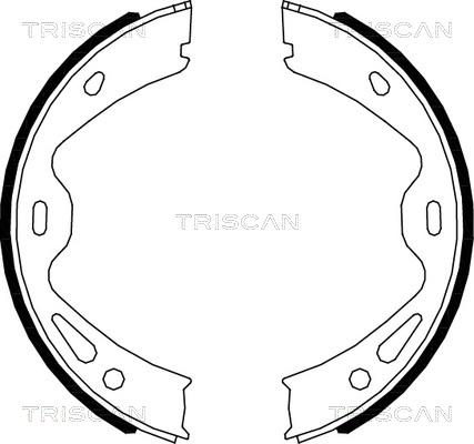 Triscan 8100 20005 - Bremžu loku kompl., Stāvbremze ps1.lv