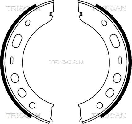 Triscan 8100 20001 - Bremžu loku kompl., Stāvbremze ps1.lv