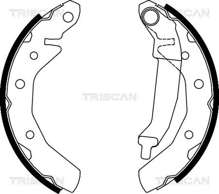 Triscan 8100 21610 - Bremžu loku komplekts ps1.lv