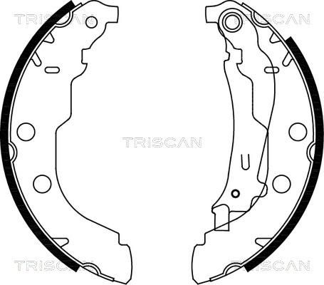 Triscan 8100 28582 - Bremžu loku komplekts ps1.lv