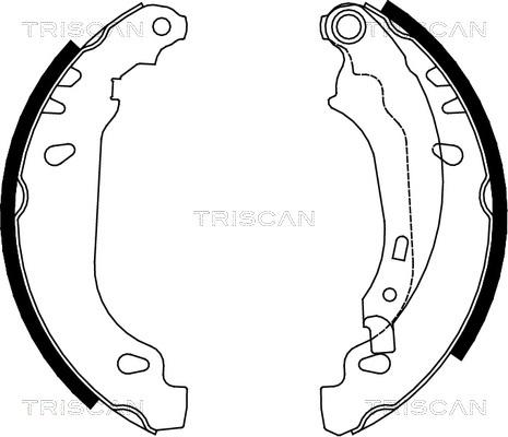 Triscan 8100 28636 - Bremžu loku komplekts ps1.lv