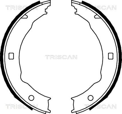 Triscan 8100 28050 - Bremžu loku kompl., Stāvbremze ps1.lv