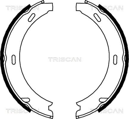 Triscan 8100 23412 - Bremžu loku komplekts ps1.lv