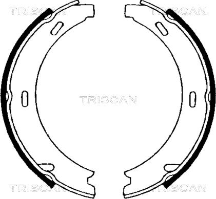 Triscan 8100 23552 - Bremžu loku kompl., Stāvbremze ps1.lv