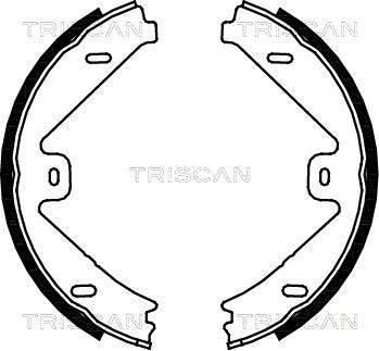 Triscan 8100 23033 - Bremžu loku komplekts ps1.lv