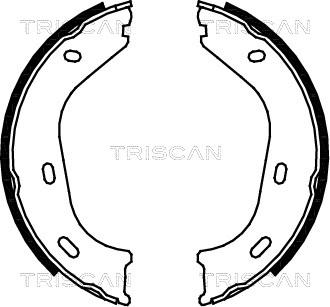 Triscan 8100 23217 - Bremžu loku kompl., Stāvbremze ps1.lv