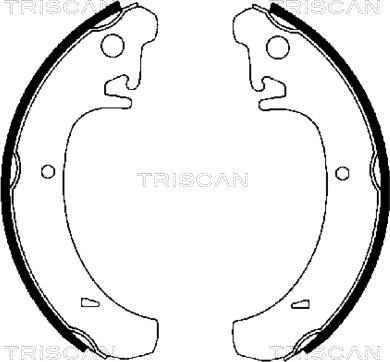 Triscan 8100 70442 - Bremžu loku komplekts ps1.lv