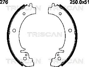 Triscan 8100 70276 - Bremžu loku komplekts ps1.lv