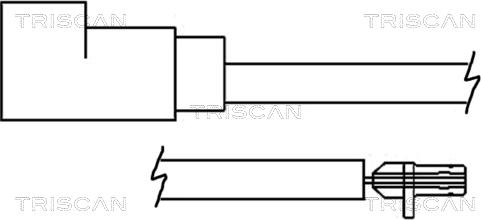 Triscan 8115 16001 - Indikators, Bremžu uzliku nodilums ps1.lv