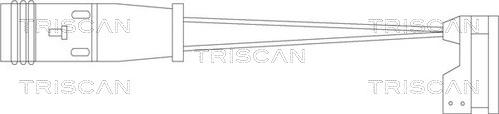 Triscan 8115 10010 - Indikators, Bremžu uzliku nodilums ps1.lv