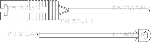 Triscan 8115 11014 - Indikators, Bremžu uzliku nodilums ps1.lv