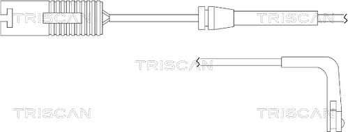 Triscan 8115 11016 - Indikators, Bremžu uzliku nodilums ps1.lv