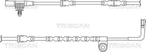 Triscan 8115 17007 - Indikators, Bremžu uzliku nodilums ps1.lv