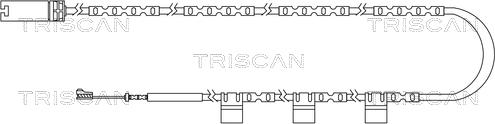 Triscan 8115 17019 - Indikators, Bremžu uzliku nodilums ps1.lv