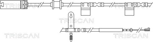 Triscan 8115 17018 - Indikators, Bremžu uzliku nodilums ps1.lv